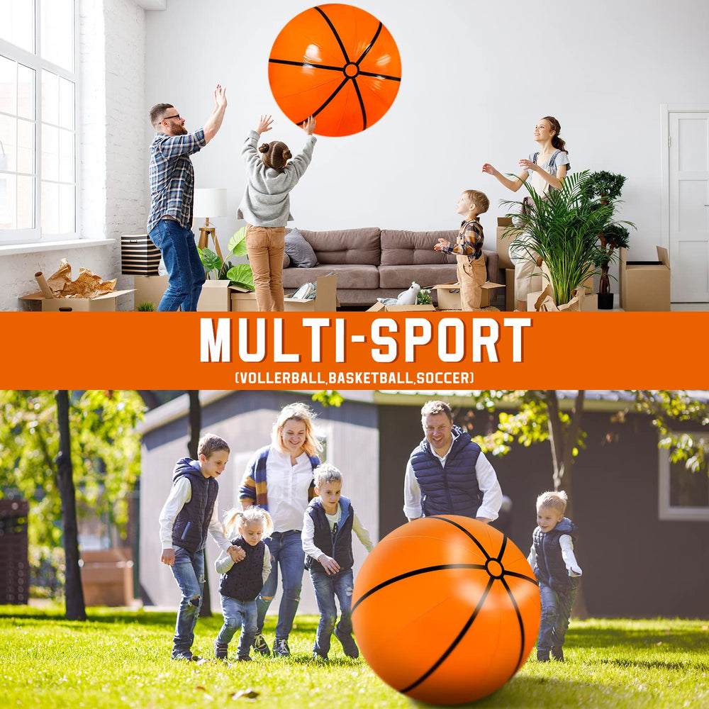 Meooeck large inflatable basketballs ideal for pool or backyard parties