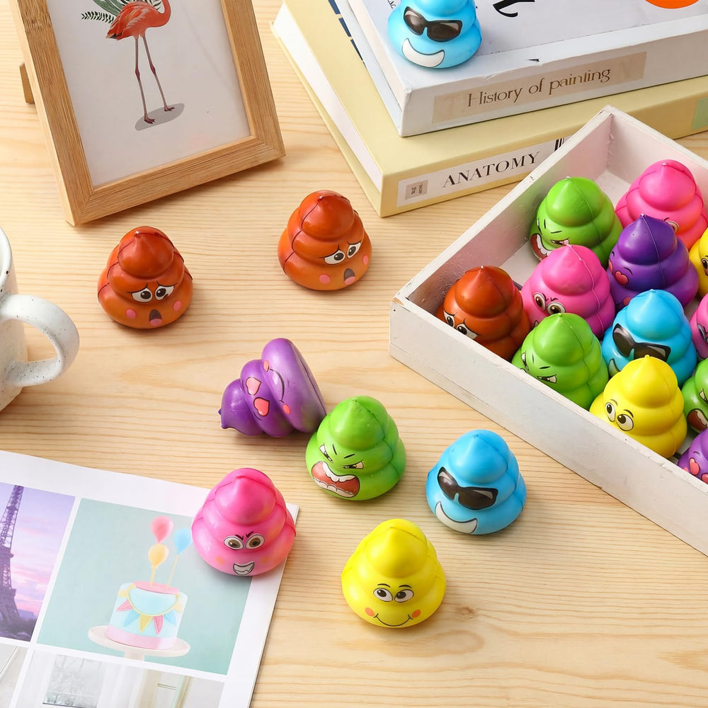 Meooeck poop stress ball gift-ready for stocking stuffers