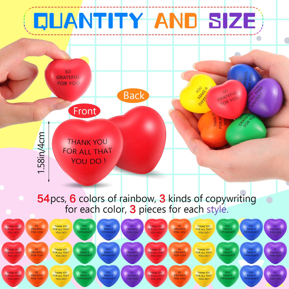 Meooeck valentines heart stress ball orange supports focus during meetings