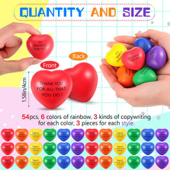 Meooeck valentines heart stress ball orange supports focus during meetings