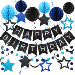 Meowtastic birthday banner creates a bold focal point for celebrations