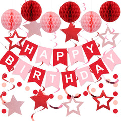 Meowtastic birthday banner with bold red Happy Birthday message for photo-worthy moments