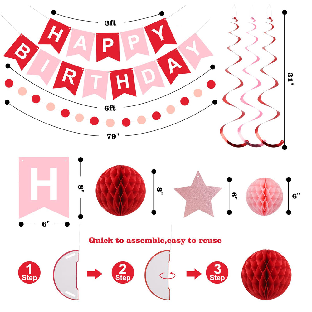 Meowtastic birthday decoration packaging keeps items organized and ready to assemble