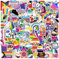 MEPLUM Pride stickers mixed designs for laptops and water bottles