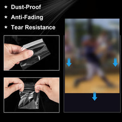 MEQHUO sleeves with smooth edge seams enable easy card insertion and removal.