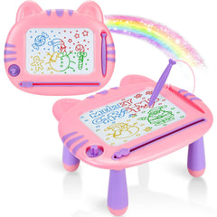 MERGUEZ magnetic drawing board helps toddlers explore color and creativity mess-free.