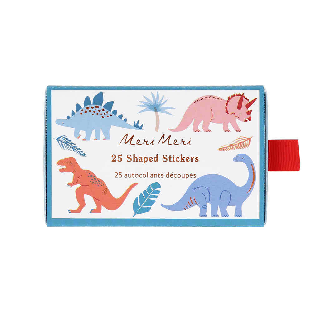 Meri Meri dinosaur stickers feature shiny details ideal for scrapbooks and DIY crafts