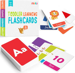 Merka Toddler Flash Cards with interactive alphabet visuals for early recognition.