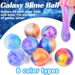 MERMAIDSLIME Galaxy Slime Ball varieties for colorful party favors and gift options.
