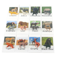 MEROCO zoo safari animal figurines pack for hands-on learning