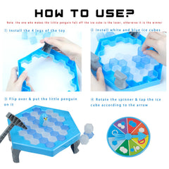 Meroqeel Save Penguin Break Ice: two hammers ready for safe, active tabletop interactions.