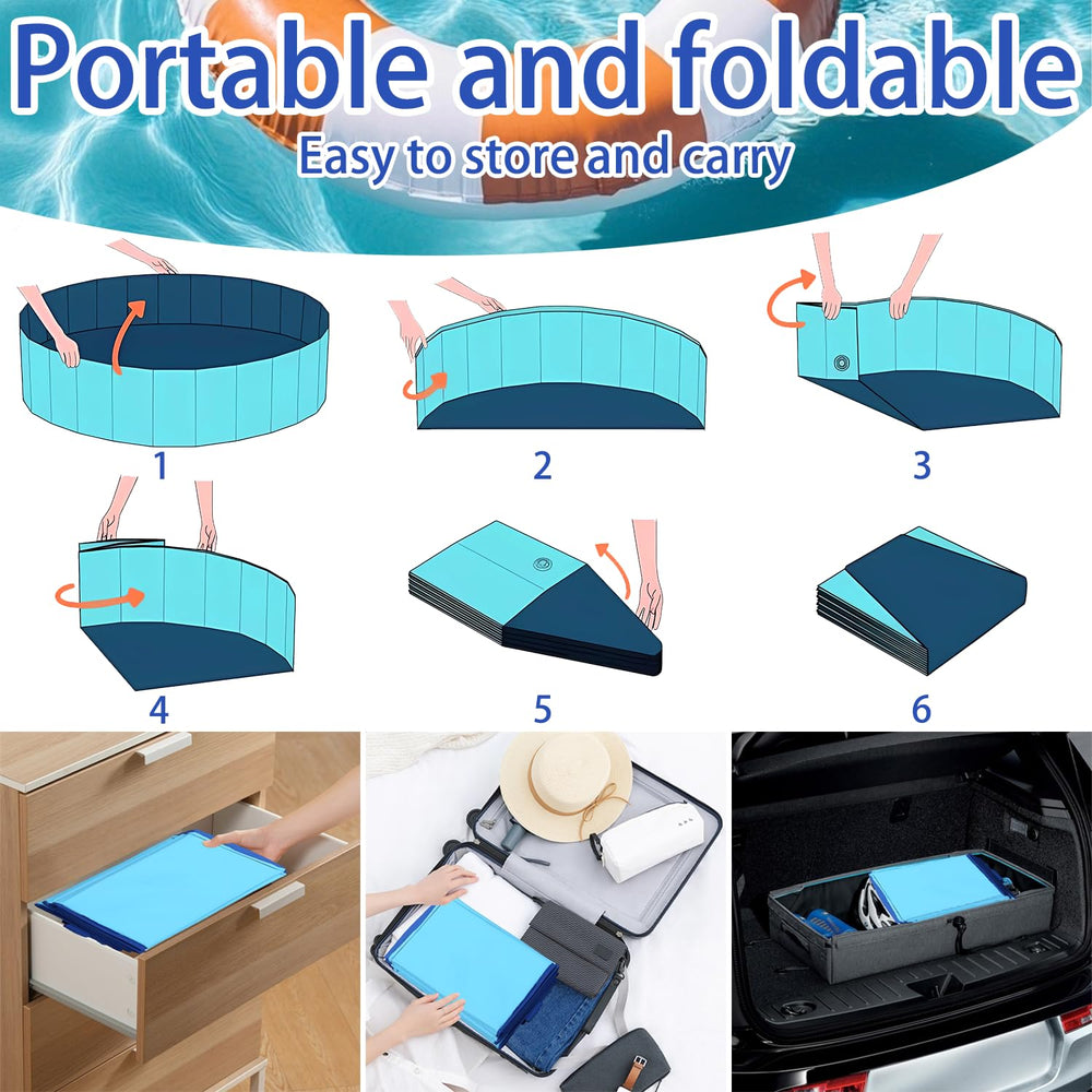 Merrisport extra-tough PVC pool with reinforced bottom for durability