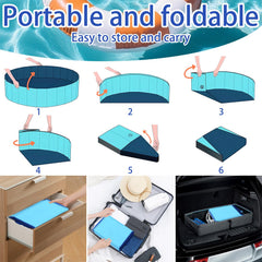 Merrisport extra-tough PVC pool with reinforced bottom for durability