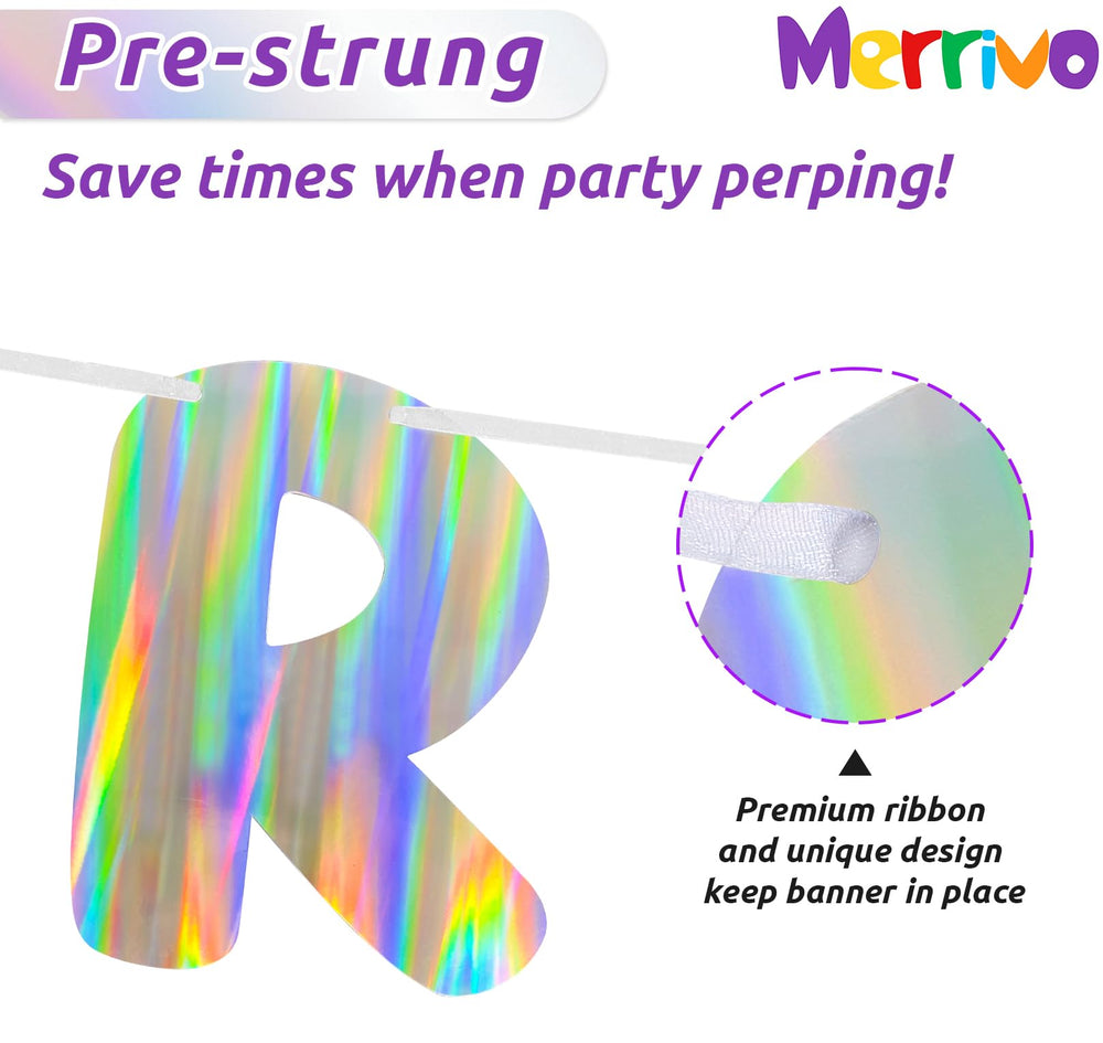 Merrivo Premium paperboard banner offers durable, long-lasting color.
