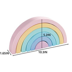 MERRYHEART Pastel Rainbow is a versatile Montessori-inspired teaching aid.