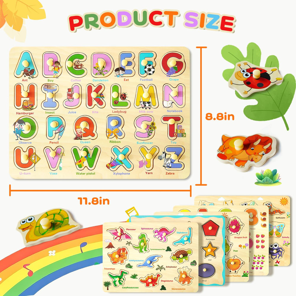 MerryPony insect puzzle promotes classification skills and precise peg placement.