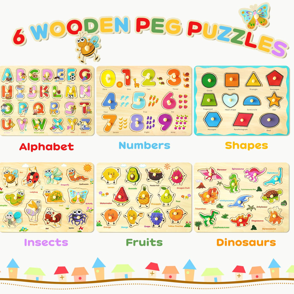 MerryPony number puzzle supports early math through counting-friendly visuals and grip-friendly pegs.