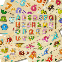 MerryPony shape puzzle for toddlers enhances hand-eye coordination and shape recognition.