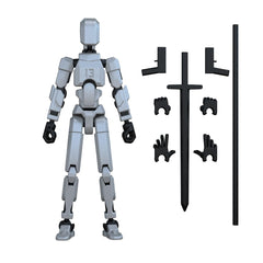 MerryXD T13 figure fully assembled, ready for display and dynamic posing.