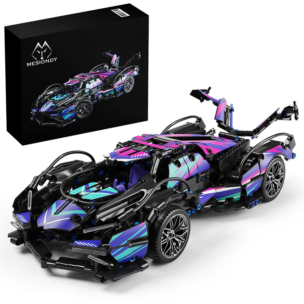 Mesiondy race car model front view highlights sleek body design for display and collection.