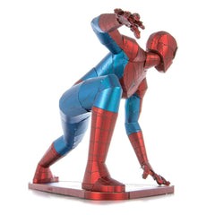 Metal Earth Spider-Man 3D model kit connection-tabs ensure easy alignment.