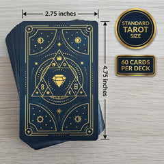 Metaphoracle jumper cards illustrate sudden insights during intuitive sessions.