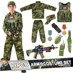 Metemot Army Toys set with binoculars and walkie-talkie for realistic role play
