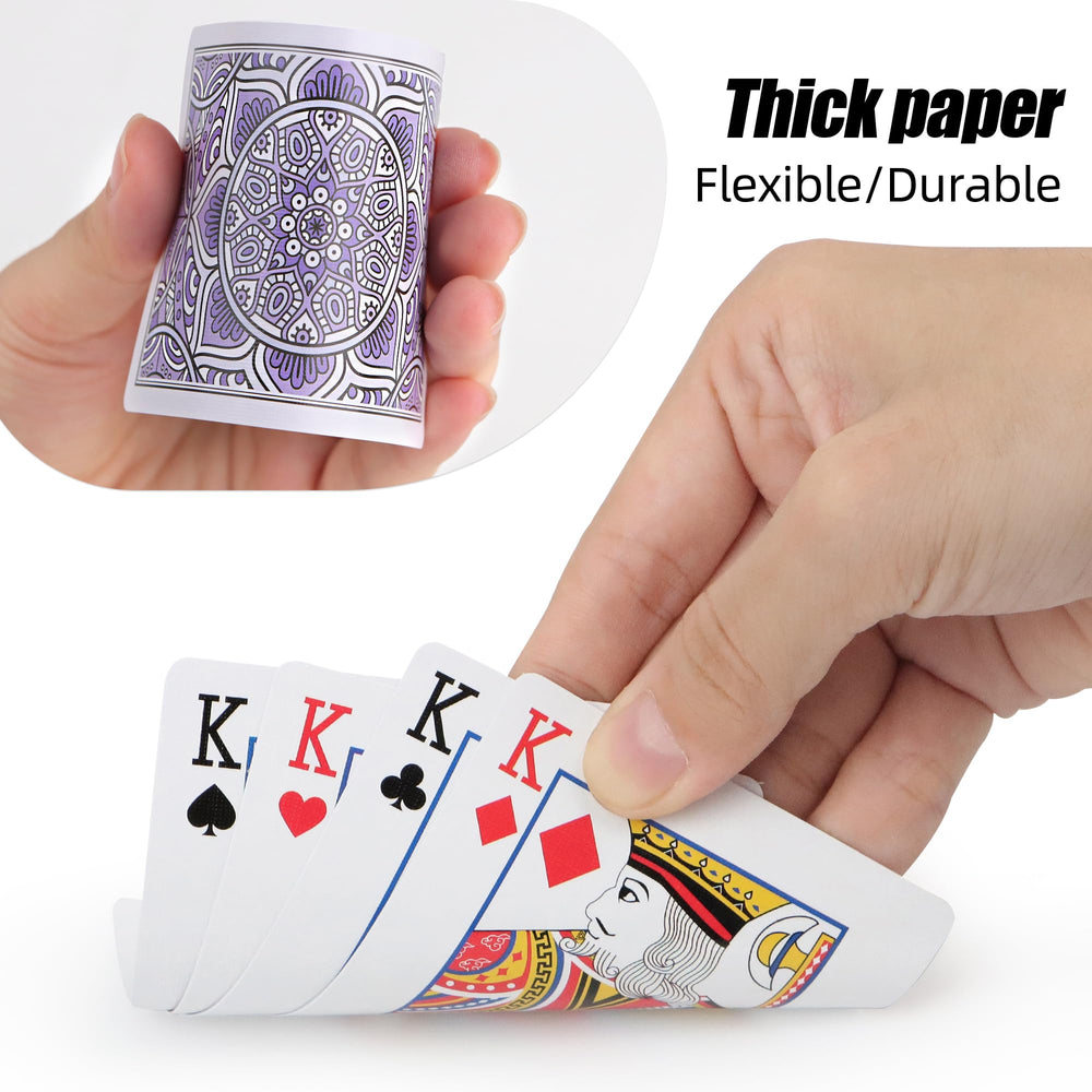 Metsyth poker size standard index cards for comfortable shuffles