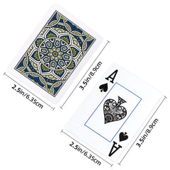 Metsyth textured PVC playing cards easy to shuffle and handle