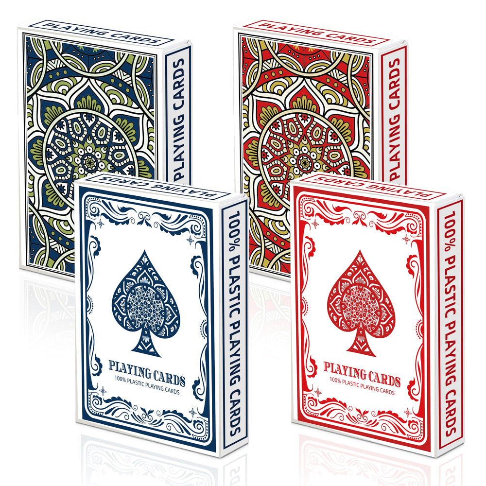 Metsyth waterproof playing cards for pool and beach games, easy to wash.