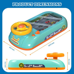 Meuytrg racing adventure toy close-up steering action for imaginative driving