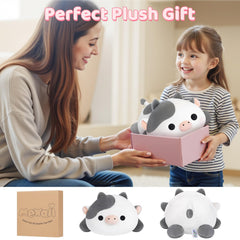 Mewaii cuddle-ready cow plush for kids and girls