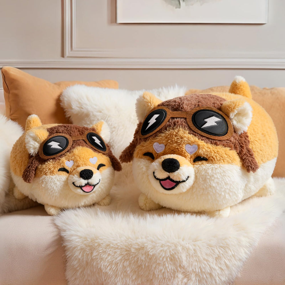 Mewaii Dog Plush Expressive limbs, adds fun to playtime and decor.