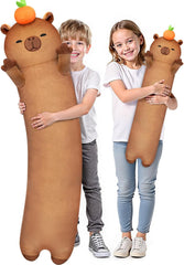 Mewaii long capybara plush 50cm for cozy lounging and hugging comfort.