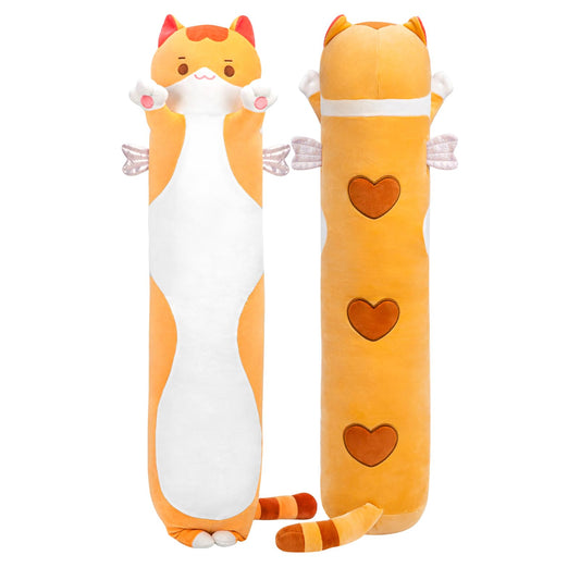 Mewaii Long Cat Plush 20-inch cuddle for comfy naps