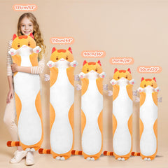 Mewaii Long Cat Plush bedtime companion for warm sleep moments