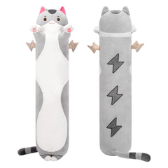 Mewaii long cat plush serves as a bedtime companion