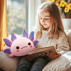 Mewaii nap pillow axolotl plush provides cozy support for rest