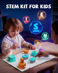 MEWOCHEE 45-circuit-parts set showcasing diverse components for hands-on learning
