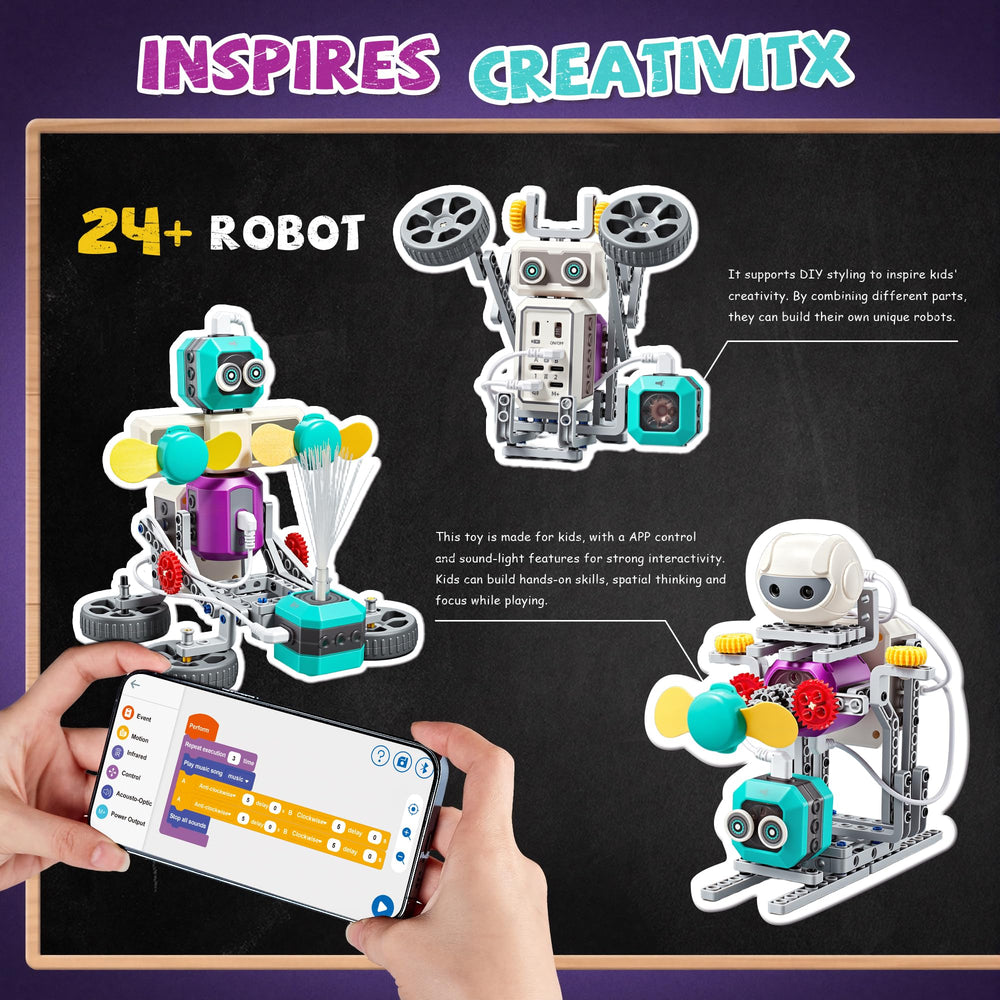 MEWOCHEE bubble robot features a bubble-making function in action