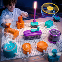 MEWOCHEE science kits overview box highlighting 450+ project possibilities