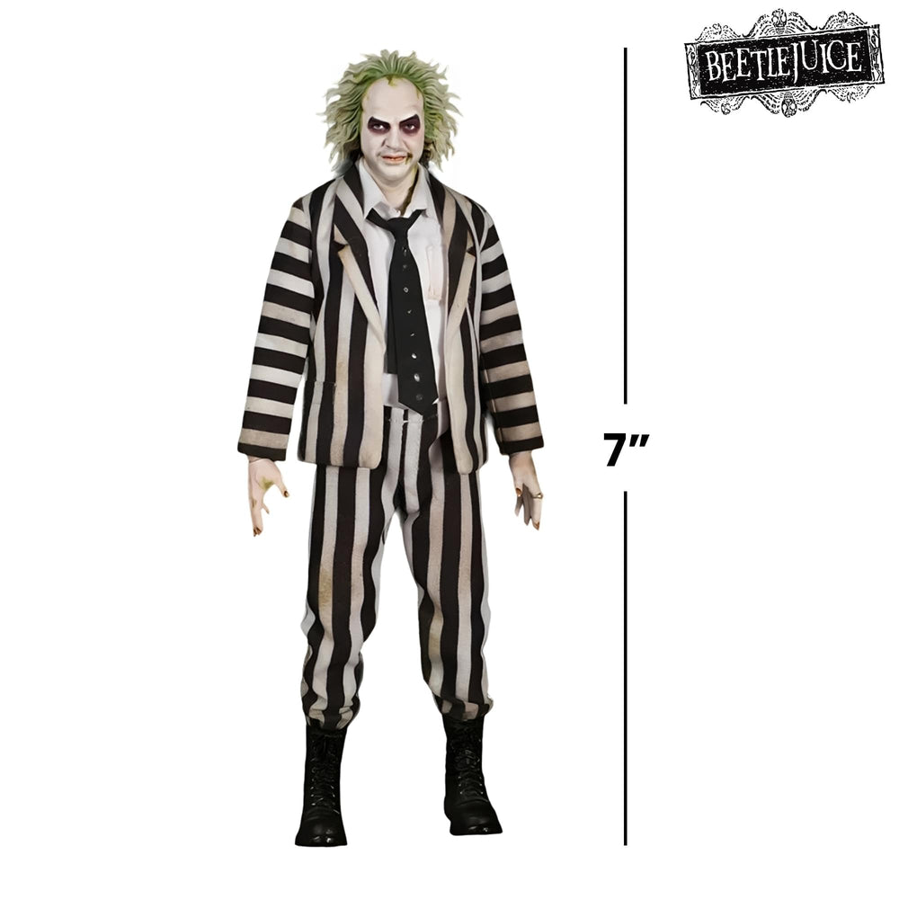 Mezco Toyz One:12 Beetlejuice packaging artwork adds collectible box detail