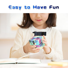 MEZHOBBY colorful cubes on desk invite calm, creative breaks.