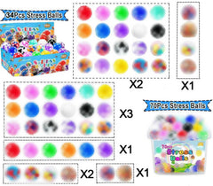 MEZHOBBY squishy balls palm-size for easy handheld sensory play at home or work