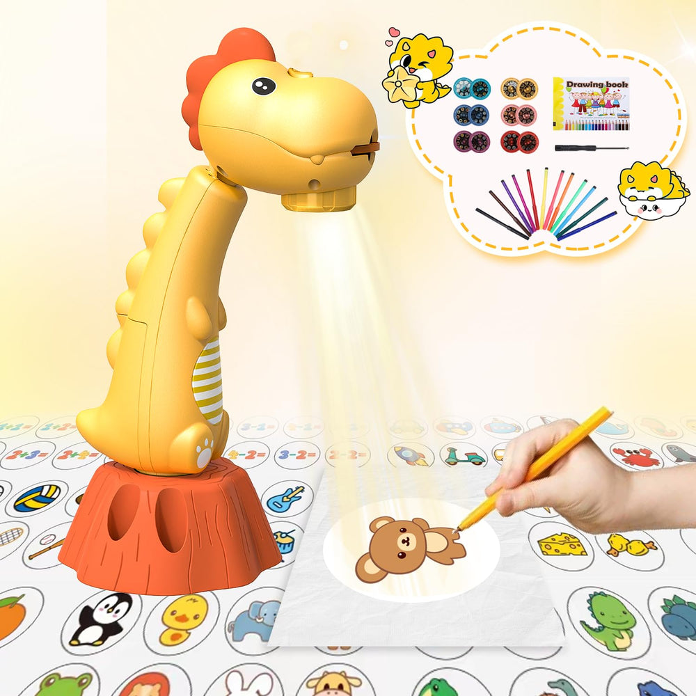 MFEESYOB dinosaur projection helps kids trace and enhance creativity.