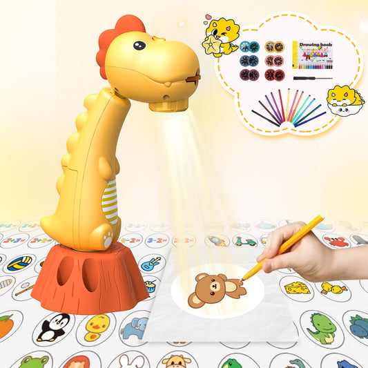 MFEESYOB dinosaur projection helps kids trace and enhance creativity.
