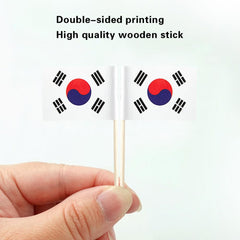 mflagperft South Korea flag cocktail picks for stylish drinks
