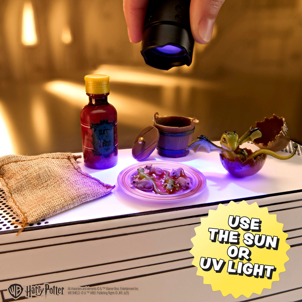 MGA's Miniverse Make It Mini Back to Hogwarts mini classroom display ball ready to showcase