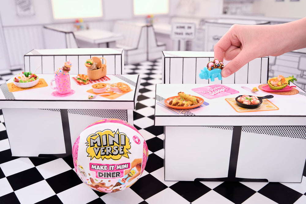 MGA's Miniverse Make It Mini Diner Series 4 UV resin set