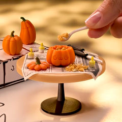 Realistic Halloween snack miniatures ready to be crafted